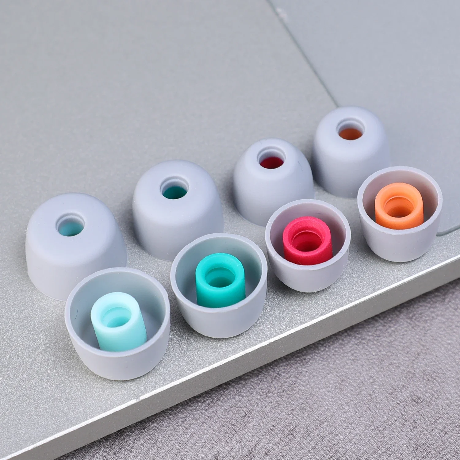 Silicone Ear Tip Replacement - Noise Cancelling Earbuds Soft Silicone Earplugs