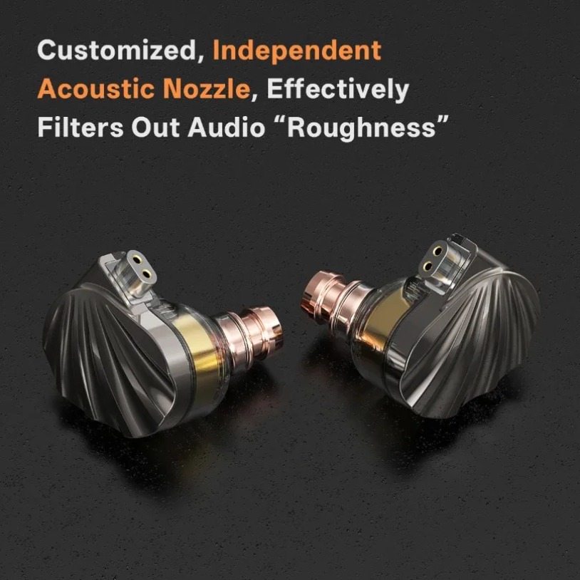 Wired Earphone Mic - Professional Earbuds 6 Dynamic Driver Unit