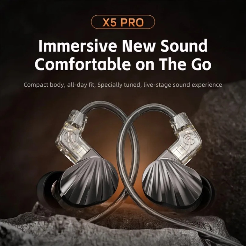 X5 PRO Wired In-Ear Earphones  - Wired Earphone Mic ulasan dan harga