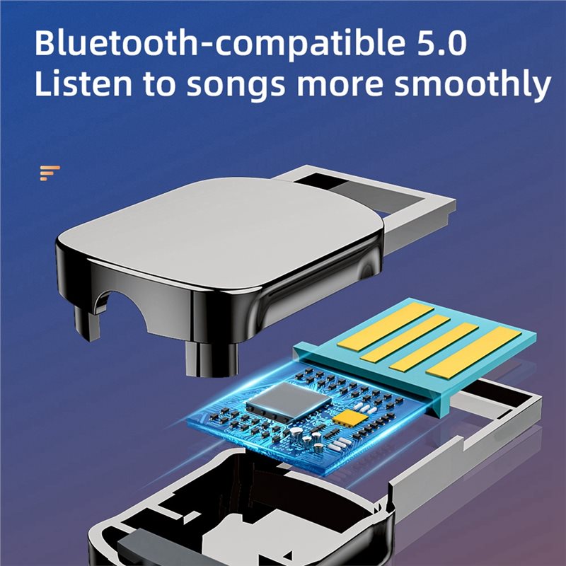 DT51 Bluetooth 5.0 Aux Adapter - Bluetooth Adapter Receiver ulasan dan harga