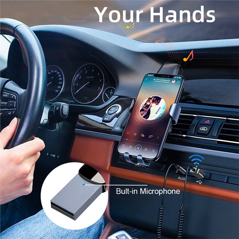 DT51 Bluetooth 5.0 Aux Adapter - Bluetooth Adapter Receiver ulasan dan harga