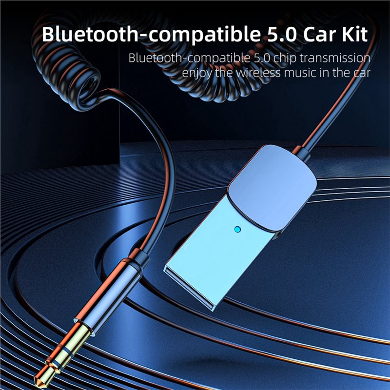DT51 Bluetooth 5.0 Aux Adapter - Bluetooth Adapter Receiver ulasan dan harga