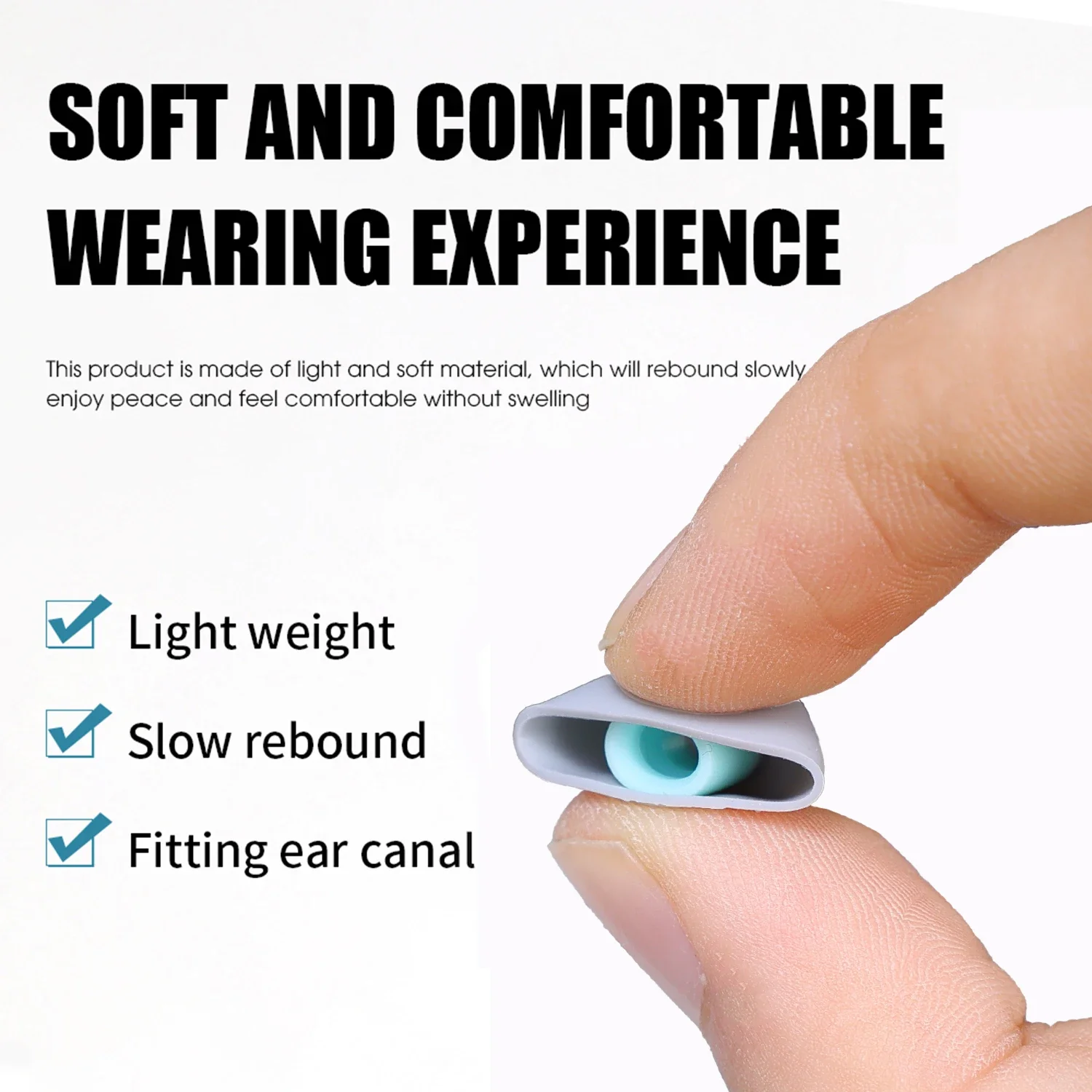 Noise Cancelling Earbuds Soft  - Silicone Ear Tip Replacement ulasan dan harga